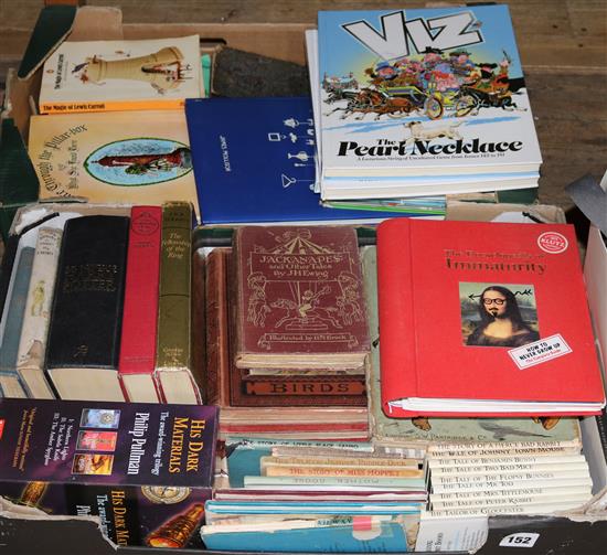 3 boxes of childrens books